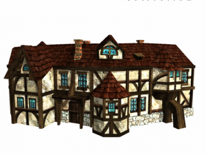 medieval house 5 3D Model