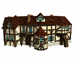 medieval house 5 3D Model