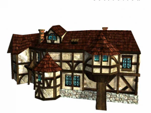 medieval house 5 3D Model