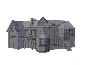 medieval house 5 3D Model