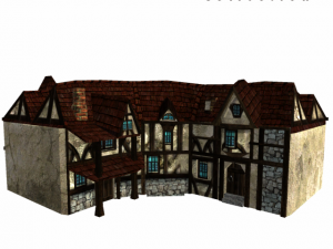 medieval house 6 3D Model