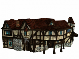 medieval house 6 3D Model