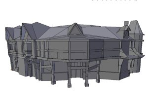 medieval house 6 3D Model