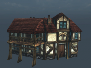 medieval house 7 3D 模型