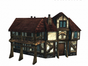 medieval house 7 3D 模型