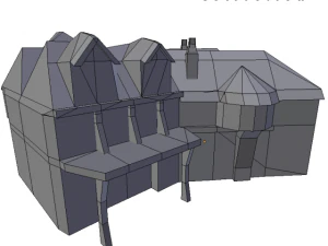 medieval house 7 3D Model