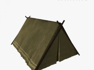 medieval small tent 3D Model