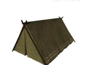 medieval small tent 3D Model