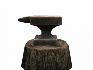medieval anvil 3D मॉडल
