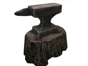 medieval anvil 3D मॉडल