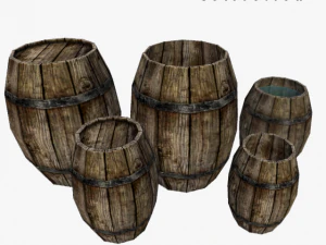 중세 5통 3D 모델