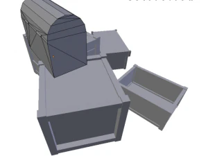 medieval 5 boxes 3D Model