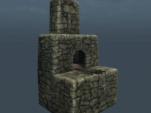 medieval forge oven 3Dモデル