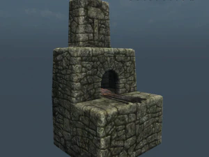 medieval forge oven 3D Model