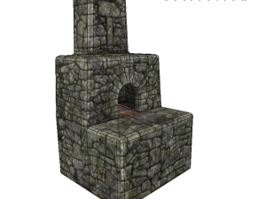 medieval forge oven 3Dモデル