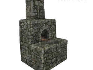 medieval forge oven 3D Model