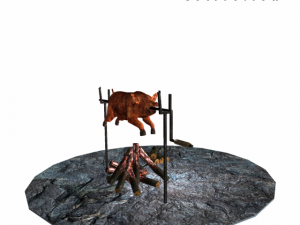 roast pig 3D Модель