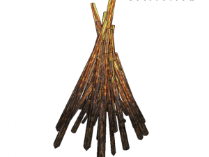 medieval signal fire 3D Model