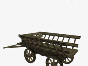 medieval wagon 3D Model