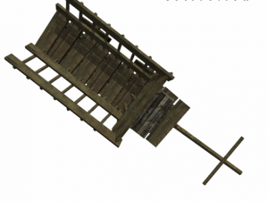 medieval wagon Model 3D