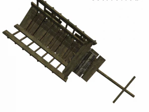 medieval wagon 3D Model