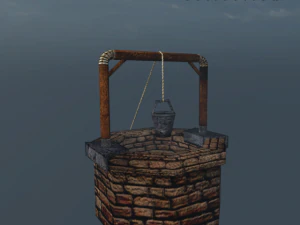 medieval water well 3D Model