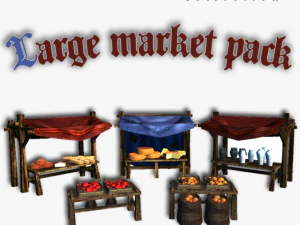 market places collection 3D Model