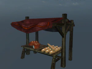 red market place 3D Model