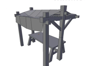 red market place 3D Model