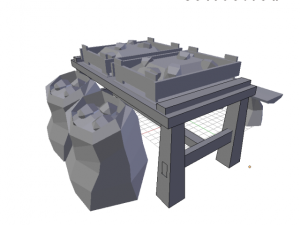 simple market place 3D Model