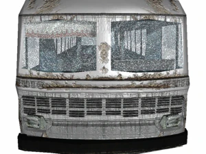 crashed bus 3D Model