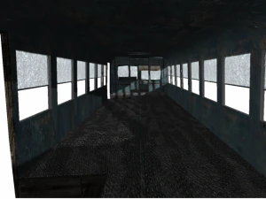 crashed bus 3D Model