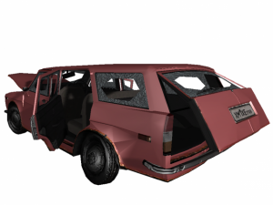 crashed car 1 Modelo 3D