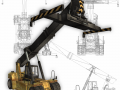 reach stacker low poly 3D 모델