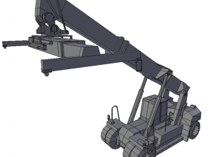 reach stacker low poly 3D Model