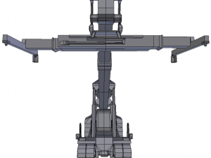 reach stacker low poly 3D Model