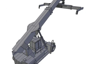 reach stacker low poly 3D Model