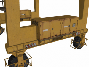 port or railway crane 3D 모델