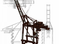 port or railway crane 3D Model