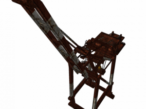 port or railway crane Modello 3D