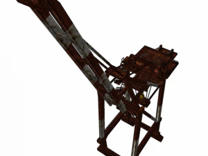 port or railway crane 3D Model