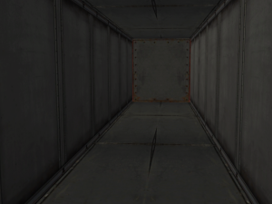 shipping containers low poly 3D मॉडल