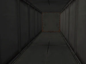 shipping containers low poly 3D Model