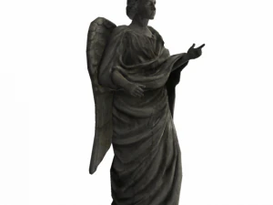 statue pf angel low poly 3D Model