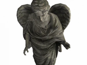 statue pf angel low poly 3D Model