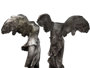 statue of angel low poly 3D मॉडल
