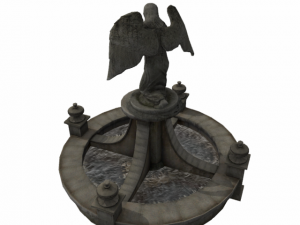 fountain low poly 3D Model