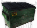 dumpster low poly Modello 3D