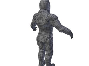 starship pilot sci fi low poly 3D 모델