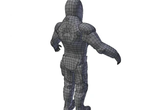starship pilot sci fi low poly 3D Model